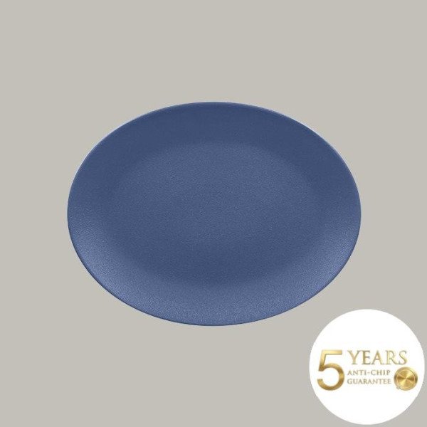 Teller coup flach Neofusion Mellow 36 cm, 6-teilig, oval, Porzellan