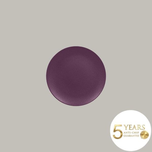 Teller coup flach Neofusion Mellow 12er Set in Pflaume-Violett von RAK Porcelain