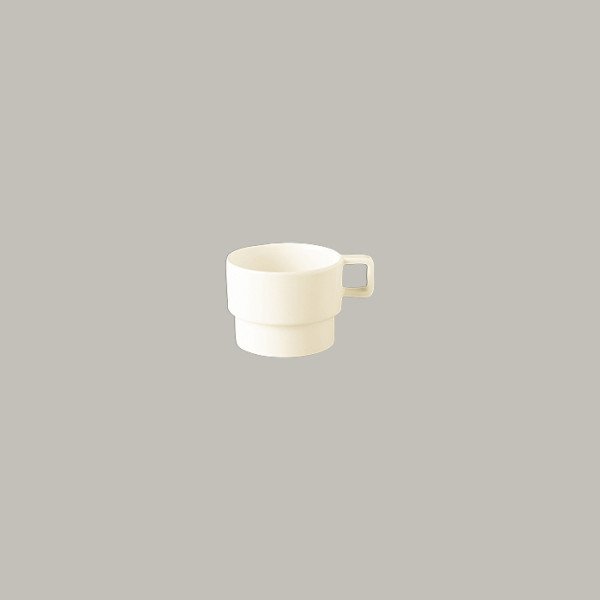 Kaffeetasse Nordic aus Porzellan, 12er Set – stapelbar & minimalistisch