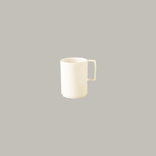 Becher 6er Set aus Porzellan – Minimalistisches Design, stapelbar