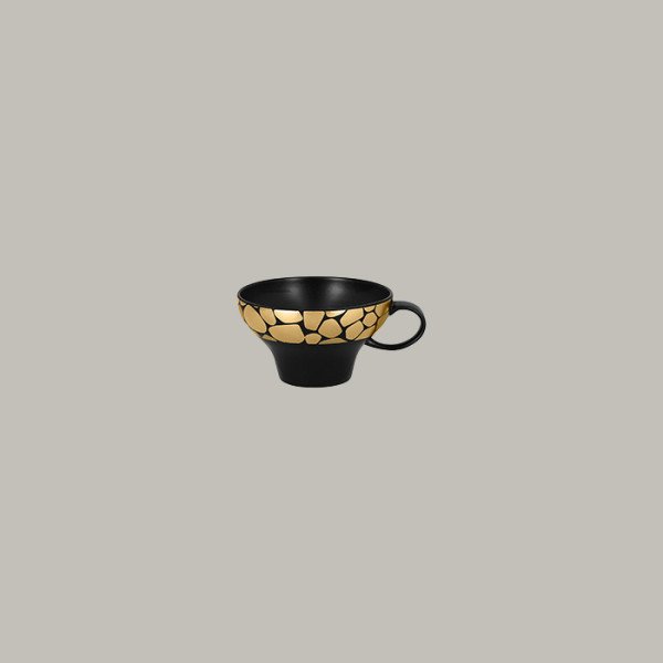 Kaffee- /Teetasse aus Porzellan, 12er Set – Opulence Pebbles Kollektion