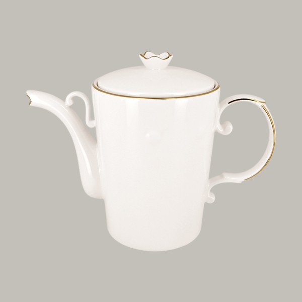 Kaffeekanne aus Porzellan – Opulence Pure Ultra Kollektion, 155 cl, 4 Stück
