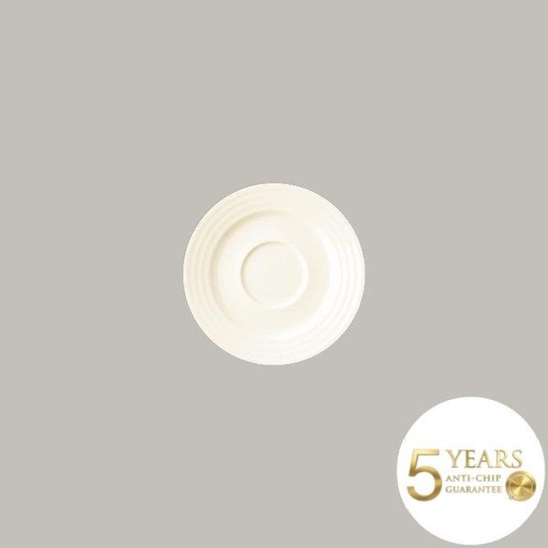 Untertasse aus Porzellan Ø13 cm, 12 Stück – robust & elegant