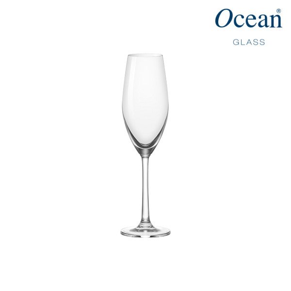 Champagnerflöte aus Glas, 6er Set, Ø 6 cm, Höhe 22,9 cm, 21 cl - RAK Porcelain