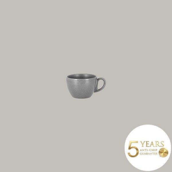 Kaffeetasse aus Porzellan, matt satinierte Emaille, 20 cl, 12 Stück – RAK Porcelain