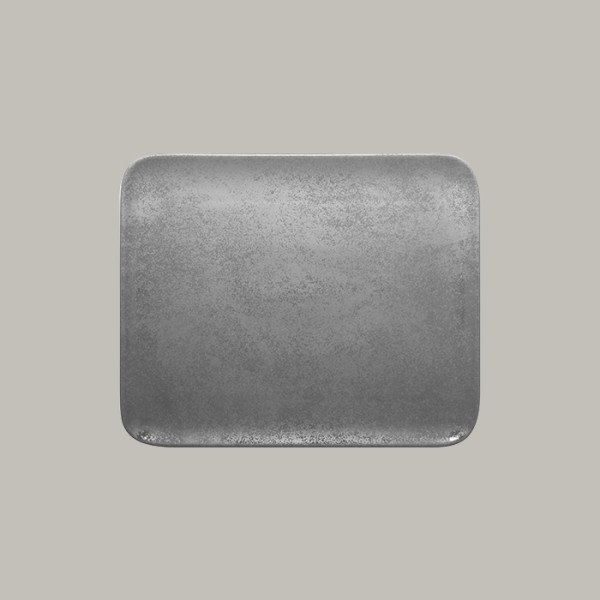 Teller flach aus Porzellan, rechteckig, 33,3x27,2 cm, 6 Stück - RAK Porcelain