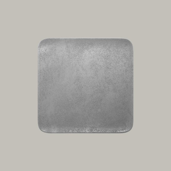 Teller flach aus Porzellan, quadratisch, 29,7 cm – Shale Kollektion von RAK Porcelain