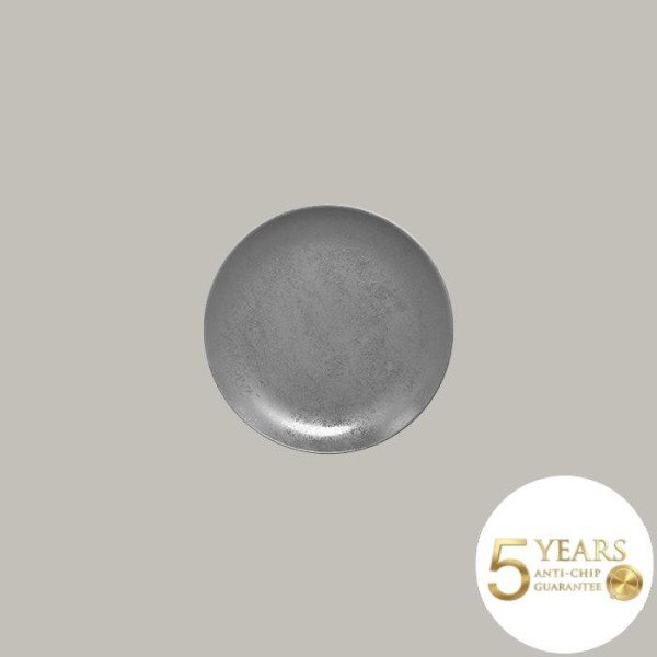 Teller coup flach aus Porzellan, 12 Stück, matt satinierte Emaille, Ø 20.9 cm – RAK Porcelain