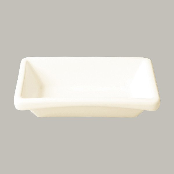 Schale aus robustem Porzellan, 12-teiliges Set, rechteckig, 15x10 cm – ideal für den täglichen Gebrauch