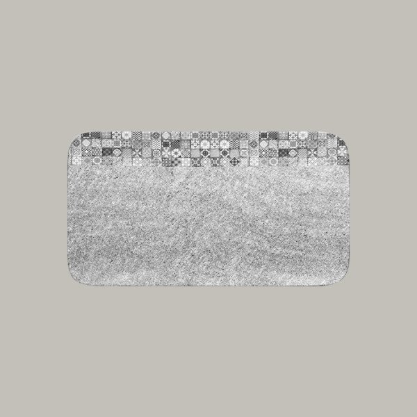 Teller flach aus Porzellan mit granitartigem Effekt – RAK Porcelain Fusion Kollektion