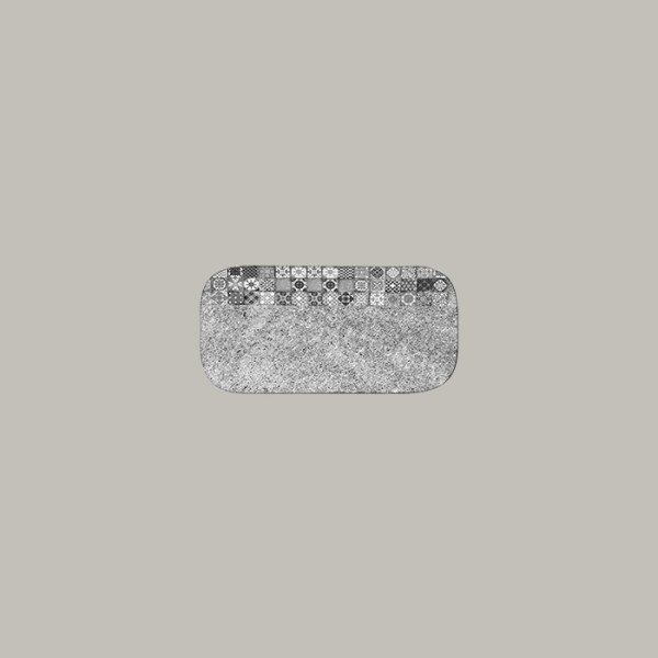 Teller flach aus Porzellan mit granitartigem Effekt – RAK Porcelain Fusion Splendour