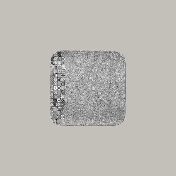 Teller flach aus Porzellan mit granitartigem Effekt, 24 cm, 12 Stück – RAK Porcelain