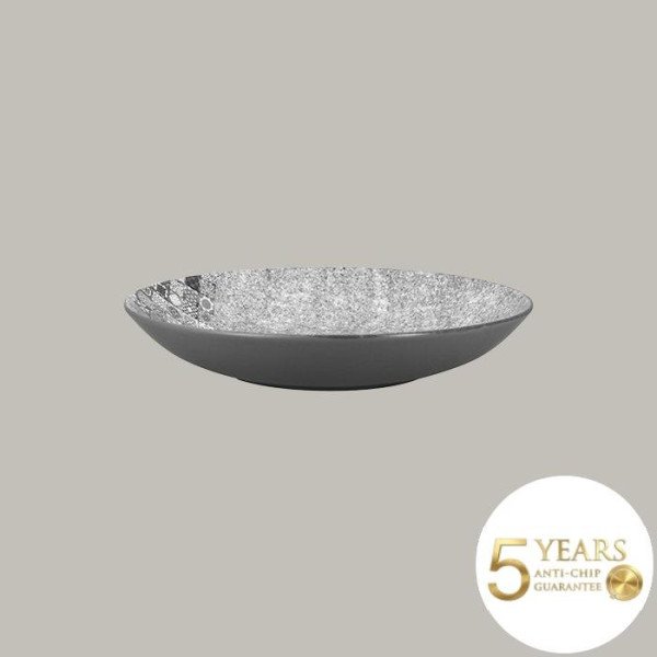 Teller coup tief aus Porzellan mit granitartigem Effekt – 12-teiliges Set von RAK Porcelain