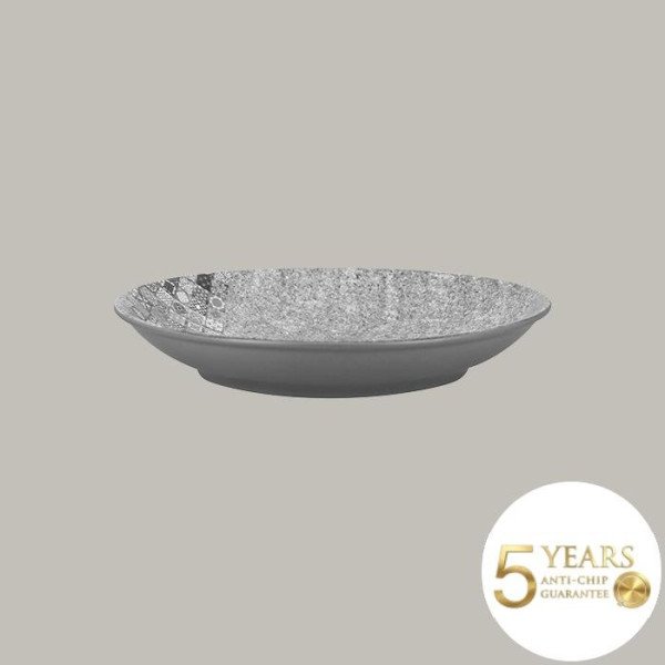 Teller coup tief aus Porzellan mit granitartiger Glasur, 12-teiliges Set von RAK Porcelain – stapelbar und langlebig