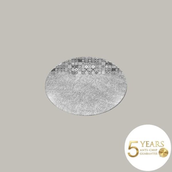 Teller coup flach aus Porzellan mit granitartiger Glasur – 12-teiliges Set von RAK Porcelain