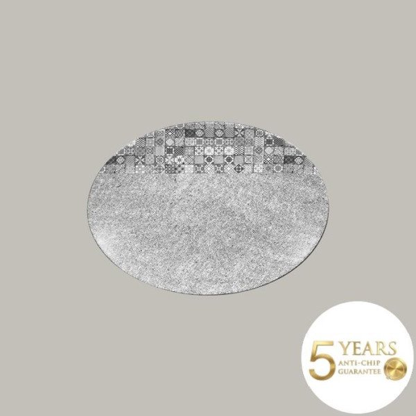 Teller coup flach aus Porzellan mit granitartiger Glasur, 6er Set von RAK Porcelain – elegant & langlebig