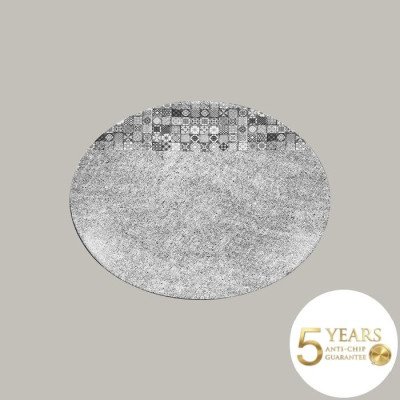 Teller coup flach aus...