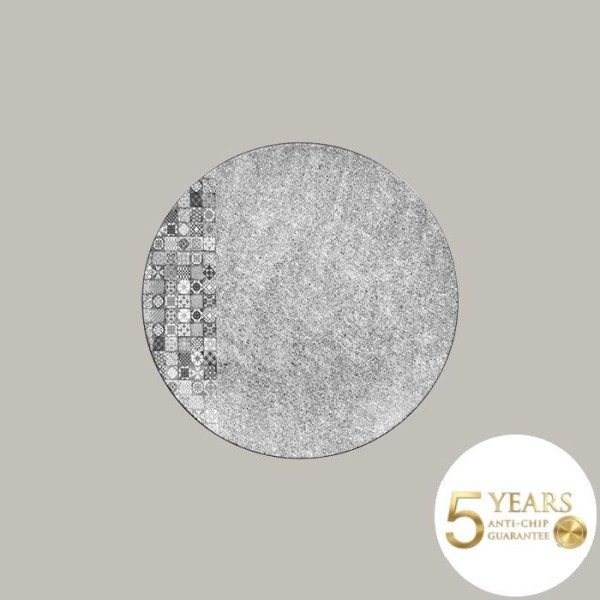 Teller coup flach aus Porzellan mit granitartiger Glasur – 12er Set von RAK Porcelain