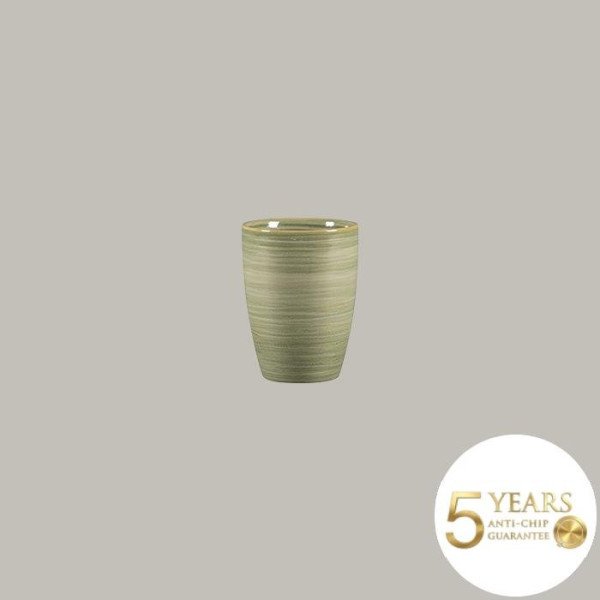 Becher ohne Henkel aus Rakstone, 36 cl, 12 Stück – Handbemalt, 5 Jahre Garantie