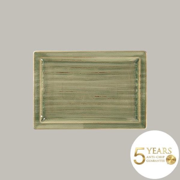 Teller flach mit Rand aus Rakstone, 6-teiliges Set von RAK Porcelain, handbemalt, 5 Jahre Garantie