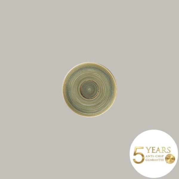 Untertasse aus Rakstone, handbemalt, 12 Stück, Ø 17 cm, 5 Jahre Garantie