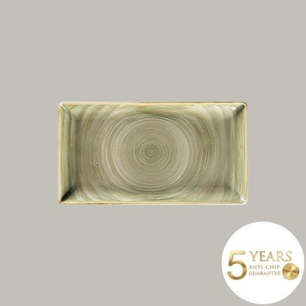 Teller coup flach aus Rakstone, 6-teiliges Set, handbemalt von RAK Porcelain