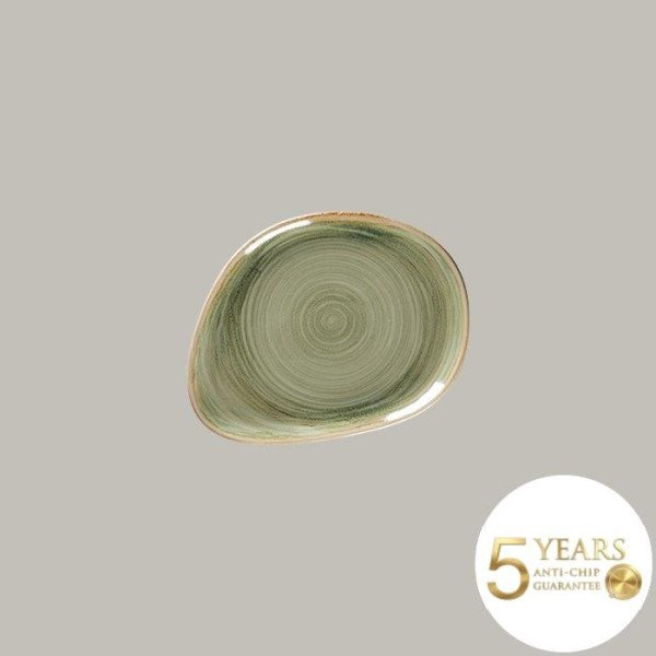 Teller coup flach aus Rakstone, 12-teilig, handbemalt, 5 Jahre Garantie