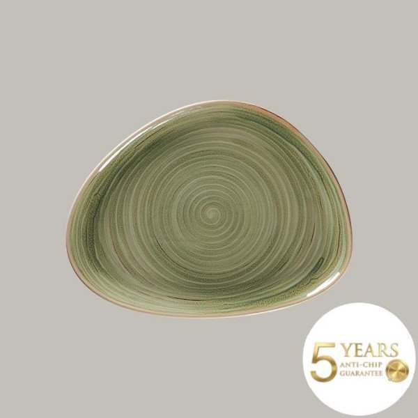 Teller coup flach aus Rakstone, handbemalt, 6er Set – RAK Porcelain