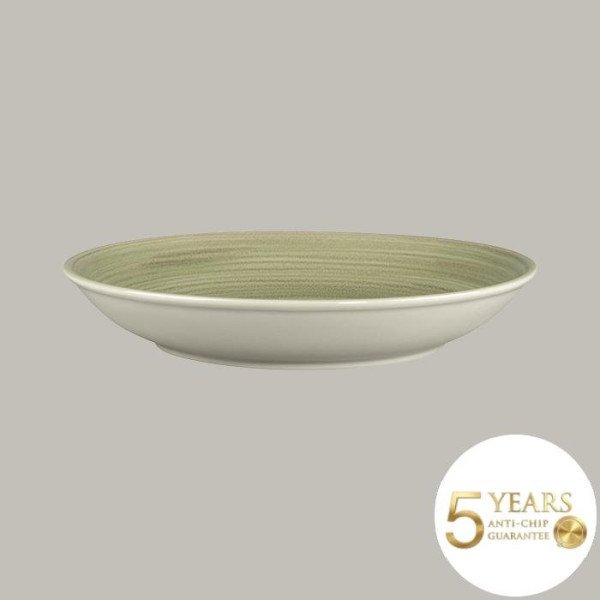 Teller coup tief aus Rakstone, 6er Set, handbemalt, Ø 29,8 cm, 5 Jahre Garantie