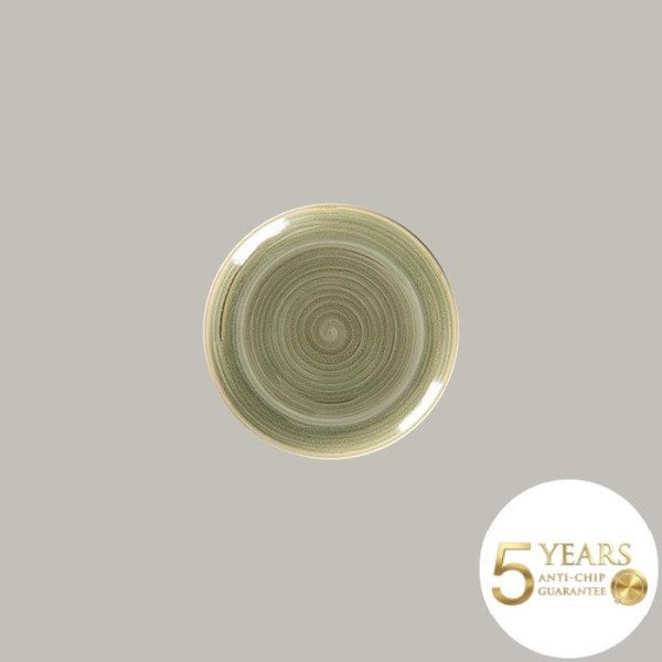 Teller coup flach aus Rakstone, handbemalt, 12-teiliges Set von RAK Porcelain