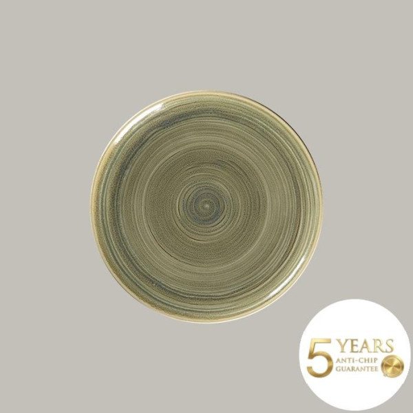 Teller coup flach aus Rakstone, 6er Set, handbemalt, Ø 30,7 cm – RAK Porcelain