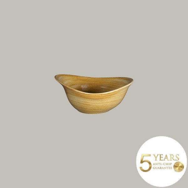 Schale aus Rakstone, handbemalt, 12-teiliges Set, 52 cl, asymmetrisch