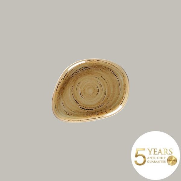 Teller coup flach aus Rakstone, handbemalt, 12-teiliges Set von RAK Porcelain