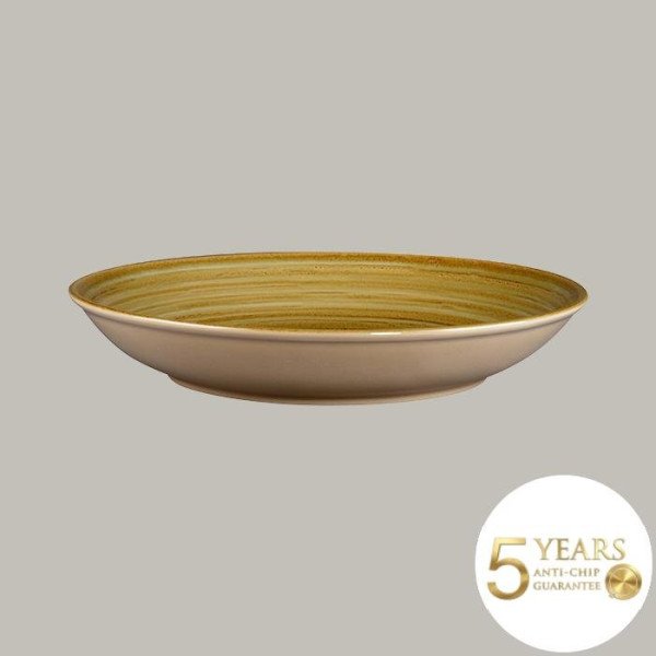 Teller coup tief aus Rakstone, 6er Set, handbemalt, Ø 29,8 cm, 5 Jahre Garantie