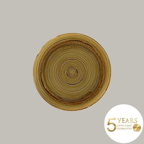 Teller coup flach aus Rakstone, 12-teiliges Set, handbemalt von RAK Porcelain