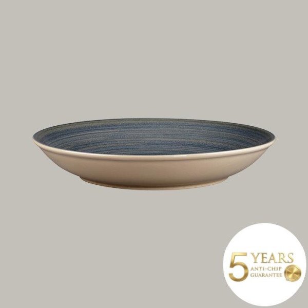 Teller coup tief aus Rakstone, handbemalt, 6er Set, Ø 29,8 cm, 5 Jahre Garantie