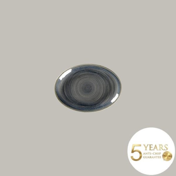 Teller coup flach aus Rakstone, handbemalt, 12-teiliges Set von RAK Porcelain