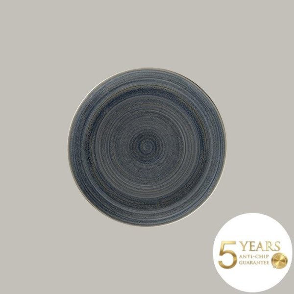 Teller coup flach aus Rakstone, 12-teiliges Set von RAK Porcelain – handbemalt, 29,3 cm Durchmesser