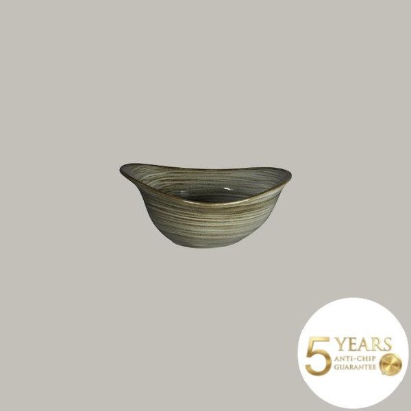 Schale aus Rakstone, handbemalt, 12-teiliges Set, 52 cl, asymmetrisch