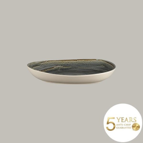 Teller coup tief aus Rakstone, 12-teiliges Set, handbemalt, 5 Jahre Garantie