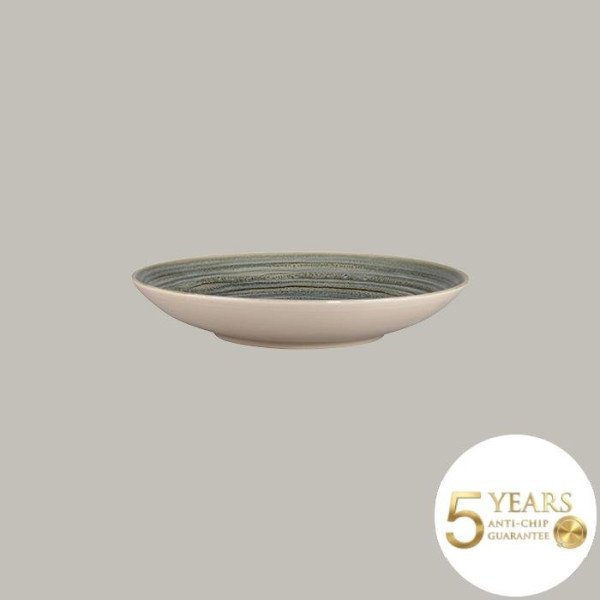 Teller coup tief aus Rakstone, 12-teiliges Set, handbemalt von RAK Porcelain