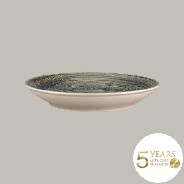 Teller coup tief aus Rakstone, handbemalt, 12 Stück, Ø 27,8 cm – RAK Porcelain