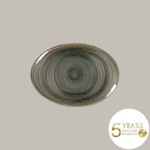 Teller coup flach aus Rakstone, handbemalt, 6er Set – RAK Porcelain