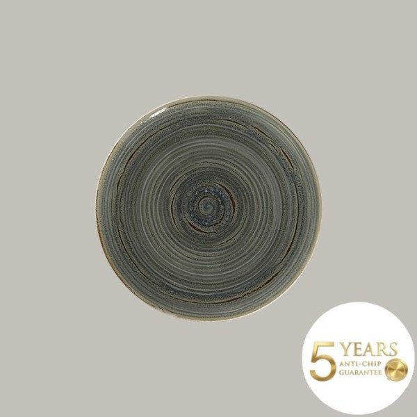 Teller coup flach aus Rakstone, 12-teiliges Set, handbemalt, Ø 29,3 cm, 5 Jahre Garantie