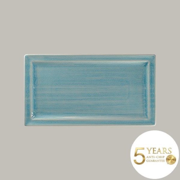 Teller flach mit Rand aus Rakstone, 6-teilig, handbemalt – RAK Porcelain