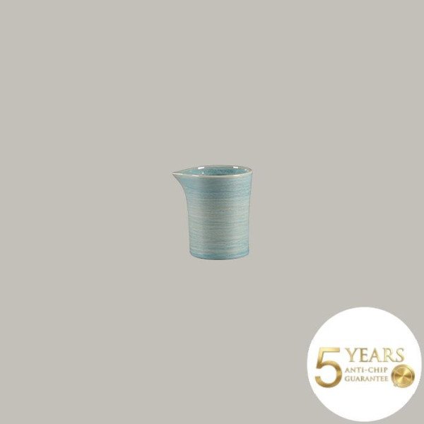 Milchkännchen ohne Henkel aus Rakstone, handbemalt, 15 cl, 6 Stück