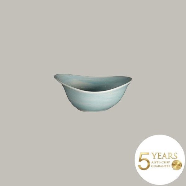 Schale aus Rakstone, handbemalt, 12-teiliges Set, 52 cl, asymmetrisch, 5 Jahre Garantie