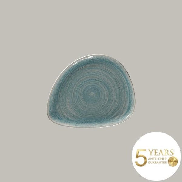 Teller coup flach aus Rakstone, 12-teiliges Set, handbemalt, 24 cm, RAK Porcelain