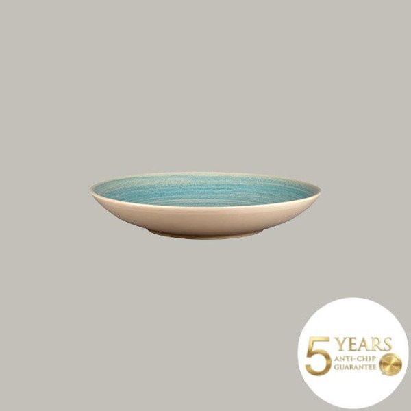 Teller coup tief aus Rakstone, 12-teiliges Set, handbemalt