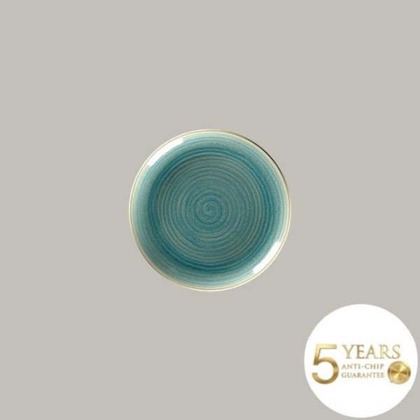 Teller coup flach aus Rakstone, 12-teiliges Set, handbemalt, Ø 20,9 cm, 5 Jahre Garantie